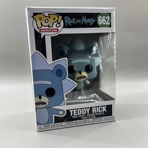 Funko POP! Animation Rick and Morty Teddy Rick #662 Vinyl Figure‎ New Never Open